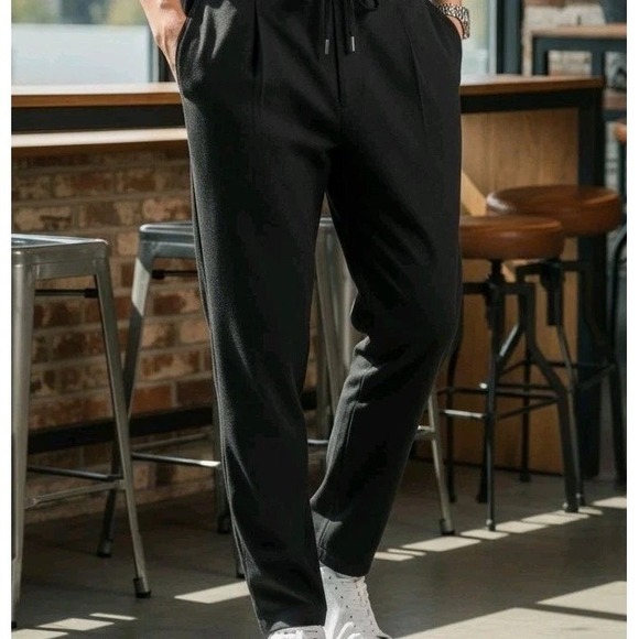 Michael Kors Other - Michael Kors Mens 36x32 Pleat Drawstring Pants Stretch Casual Minimal Preppy NWT